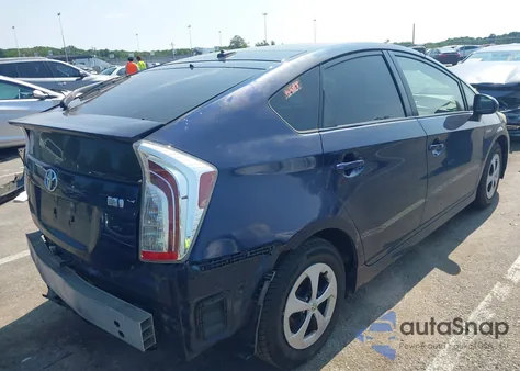2012 Toyota Prius Three from USA, damaged, VIN JTDKN3DU6C1596884